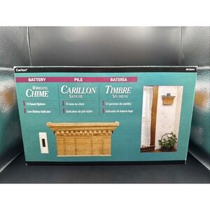 RC3624 Carlon Wireless Chime 13 Sounds Battery Decorative Shelf Doorbell‎